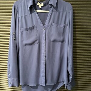 Express Portofino Button-Up Blouse